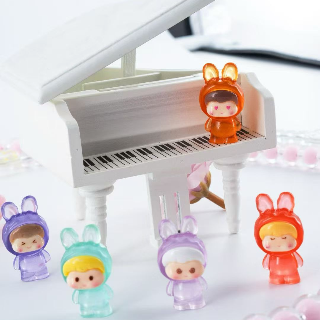 【默认代拆】小透明萌粒可爱潮玩手办创意摆件礼物盲盒道具娃屋