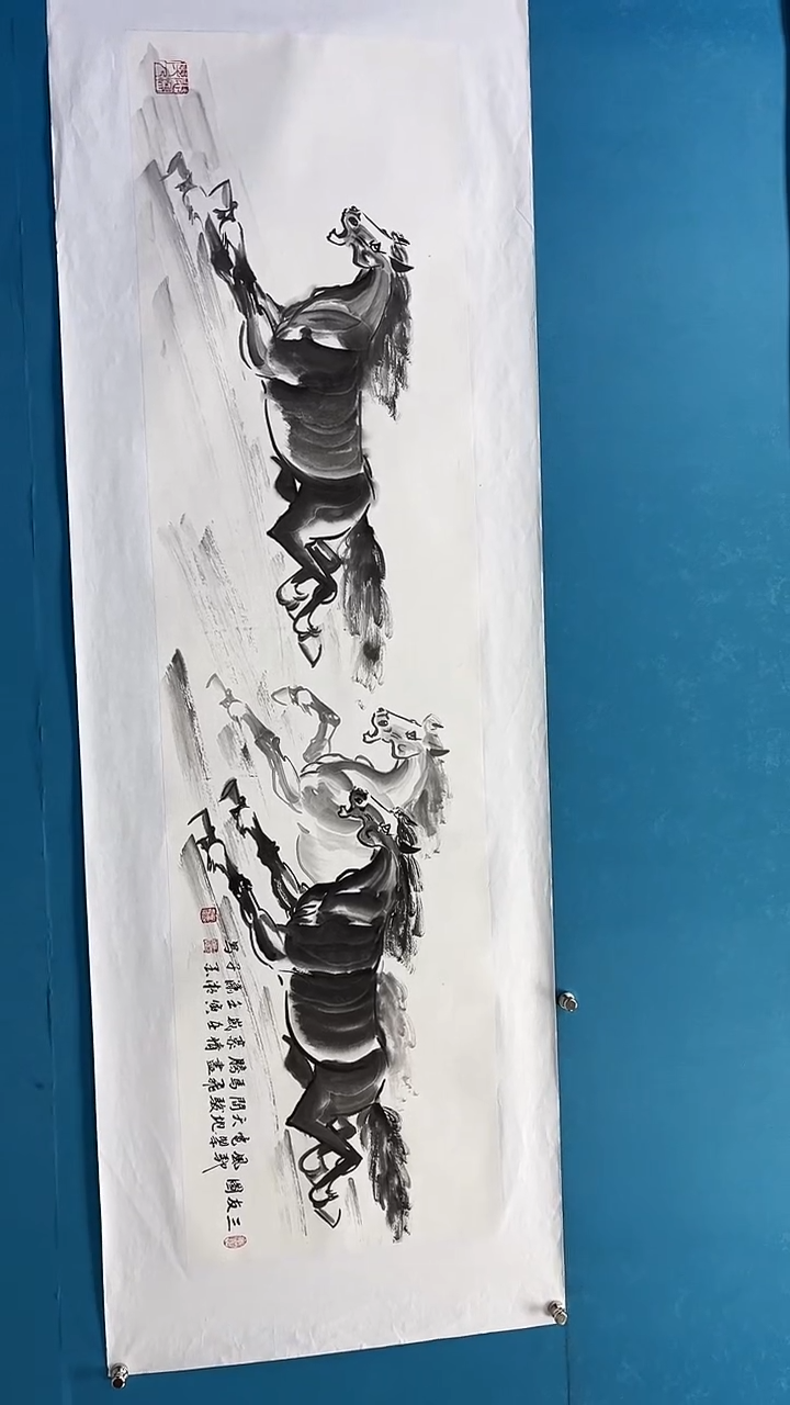 【闪购商品】绘画邓志标骏马系列7