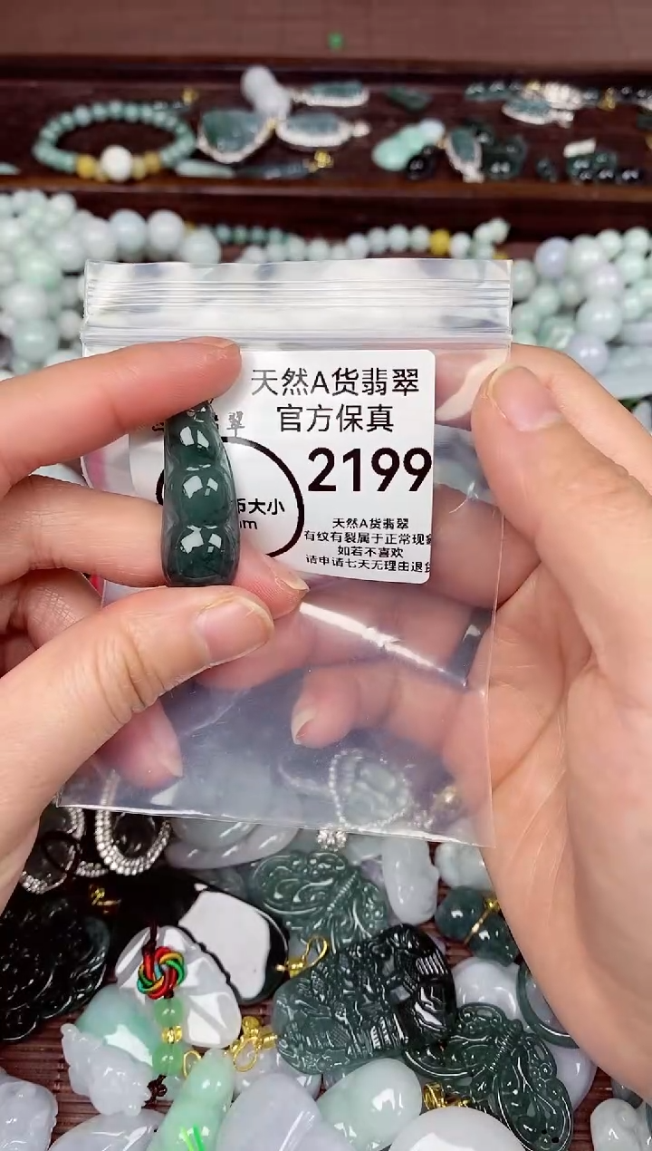【闪购商品】翡翠颈饰未镶嵌天然A货翡翠2199