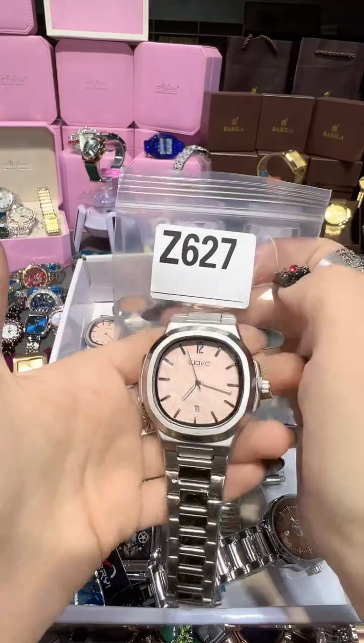 石英机芯不锈钢不锈钢直播定闪专用