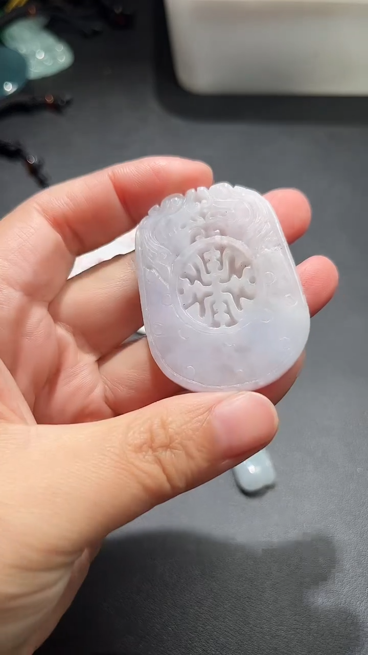 颈饰未镶嵌翡翠翡翠吊坠福利有纹有裂介意勿拍