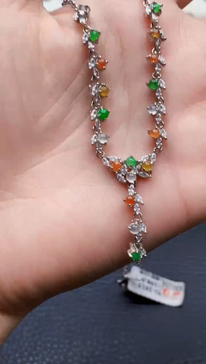 银S925镶嵌戒指翡翠0191