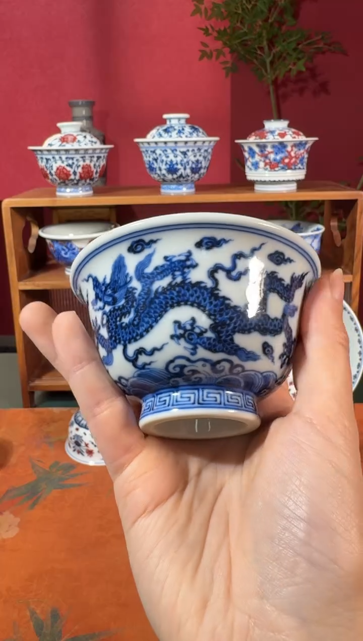 杯刘建锋三龙大压手杯