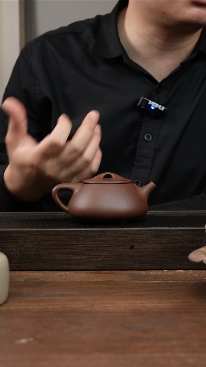 茶杯紫砂紫泥景州石瓢      240CC  