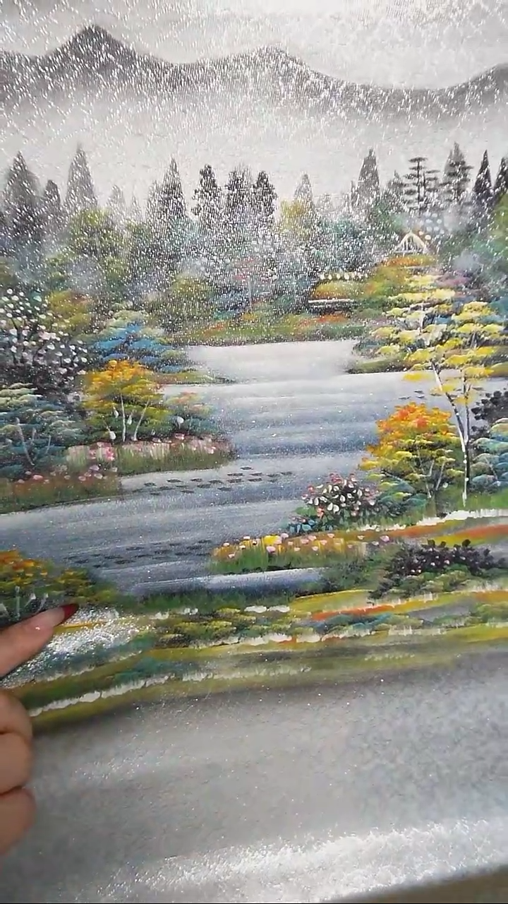 【闪购商品】织绣织锦137手绘风景