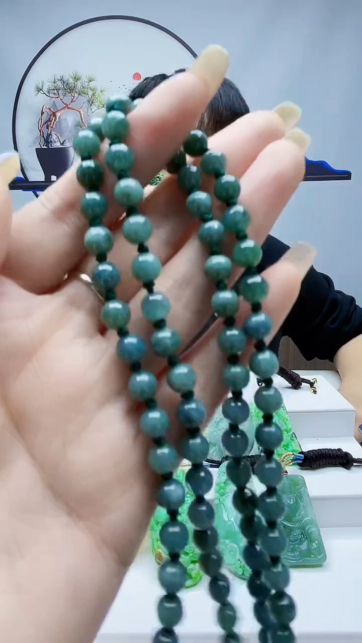 未镶嵌定制翡翠毛货挂件58