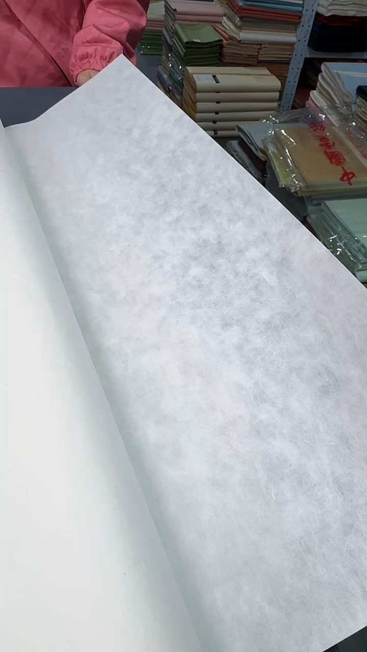 纯手工四尺整张50张特a级纯楮皮白色