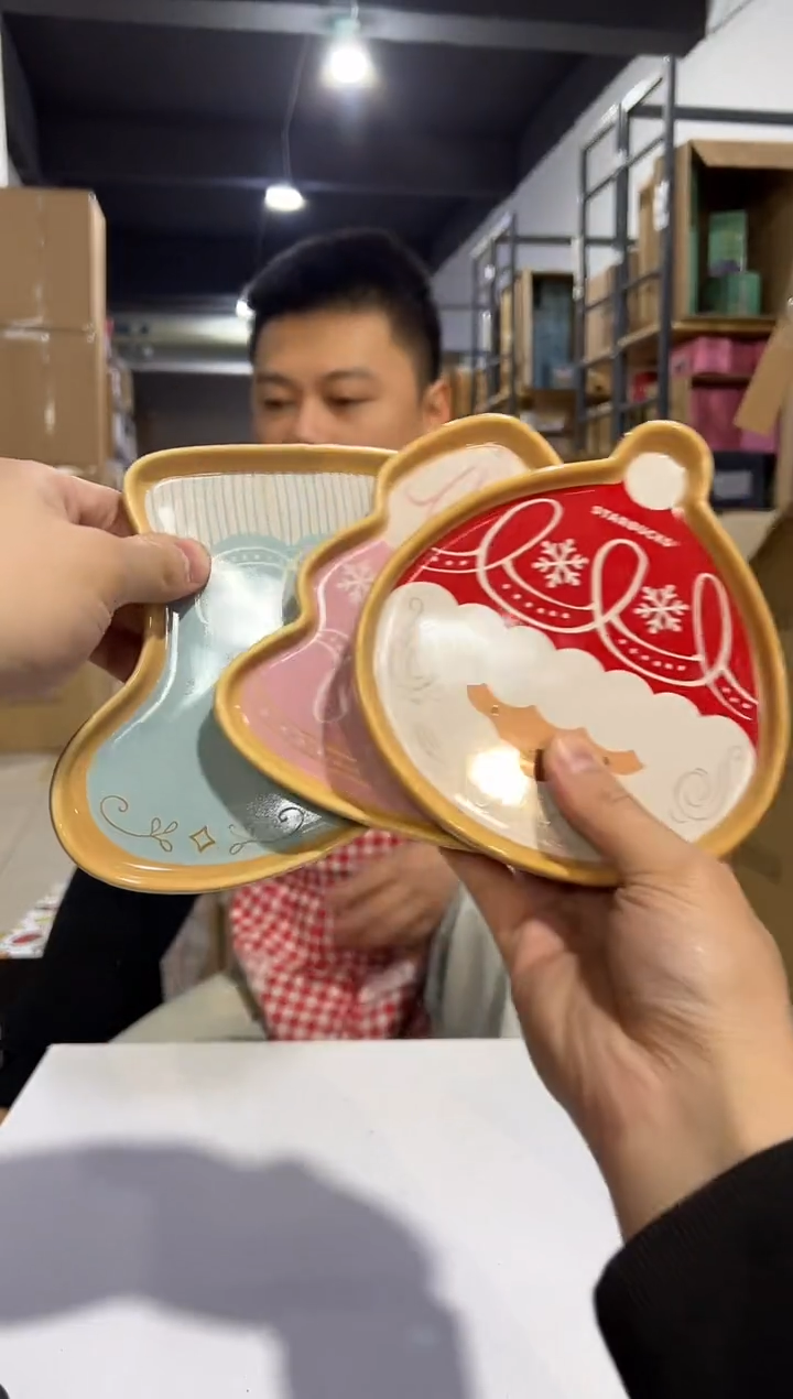 【闪购商品】杯星爸爸蛋糕碟3件套