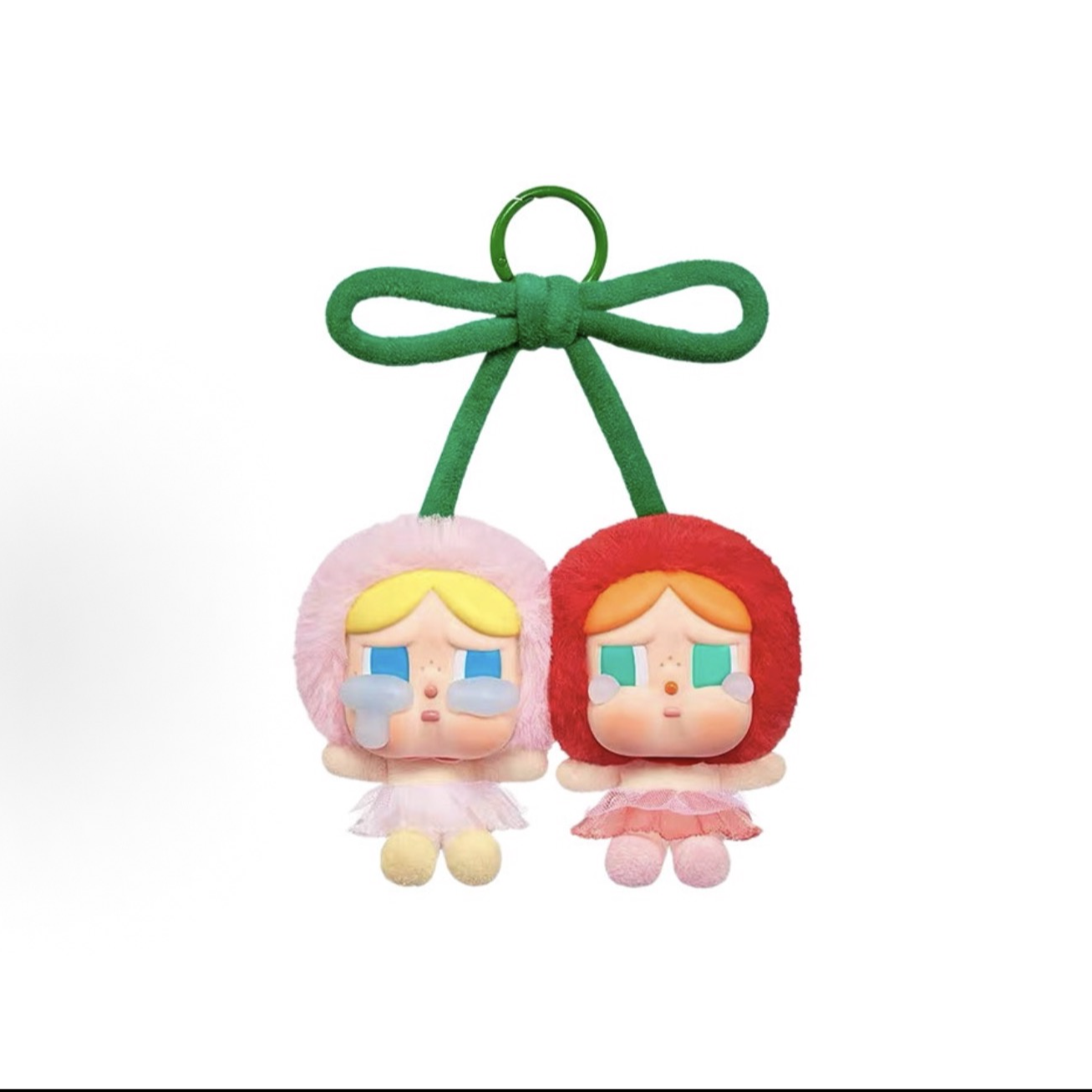 POP MART/泡泡玛特CRYBABY爱神的眼泪系列搪胶吊卡甜在一起