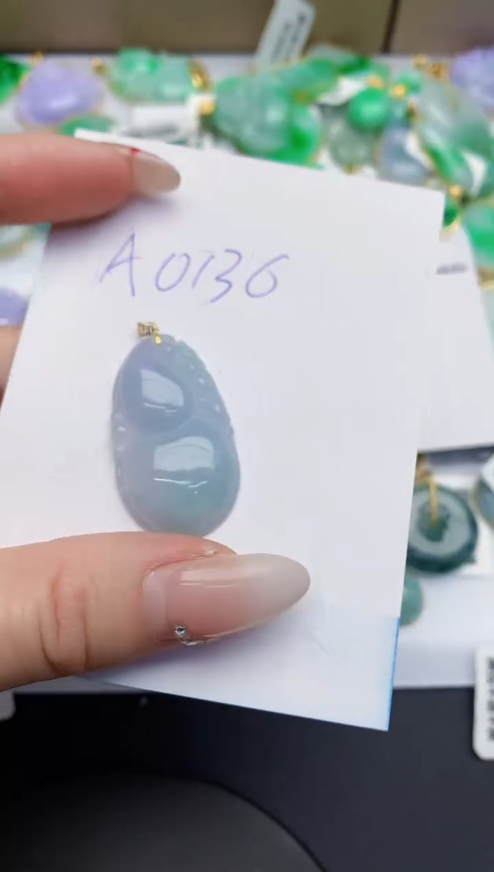 【闪购商品】翡翠颈饰18K金镶嵌000000000000