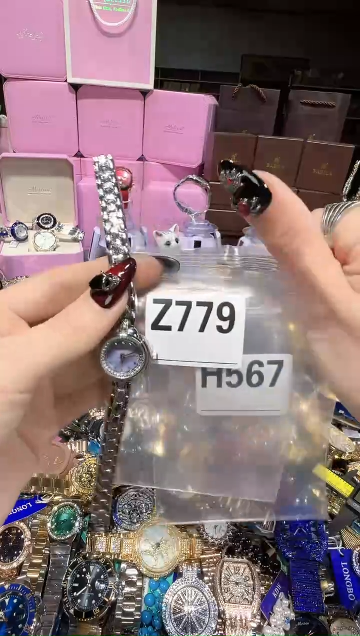 石英机芯不锈钢不锈钢直播定闪专用