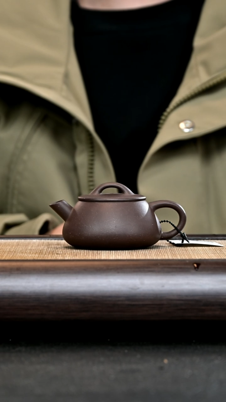 【闪购商品】紫砂茶壶EH12559 快意石瓢 紫泥