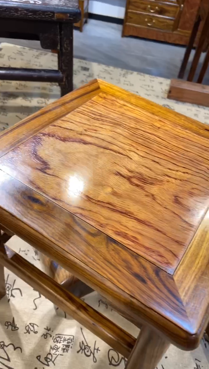 花梨木类海南黄花梨 富贵凳