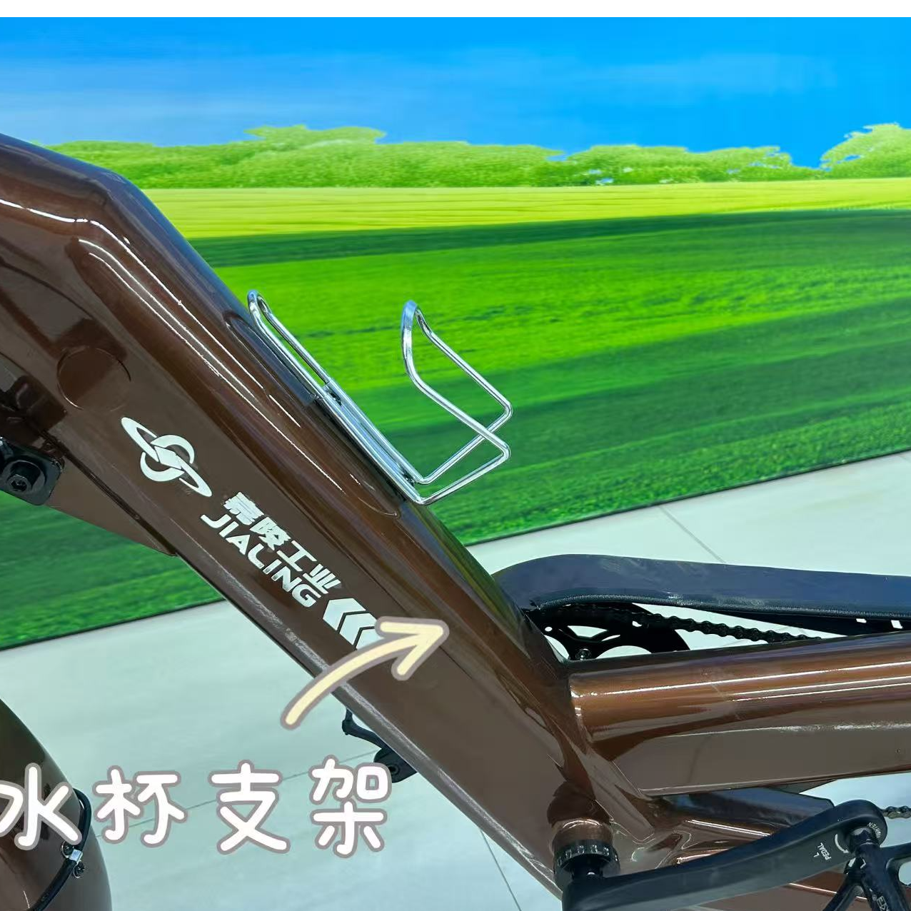 嘉陵一号人力脚踏自行车越野城市老年人脚蹬车三轮车老年自行车