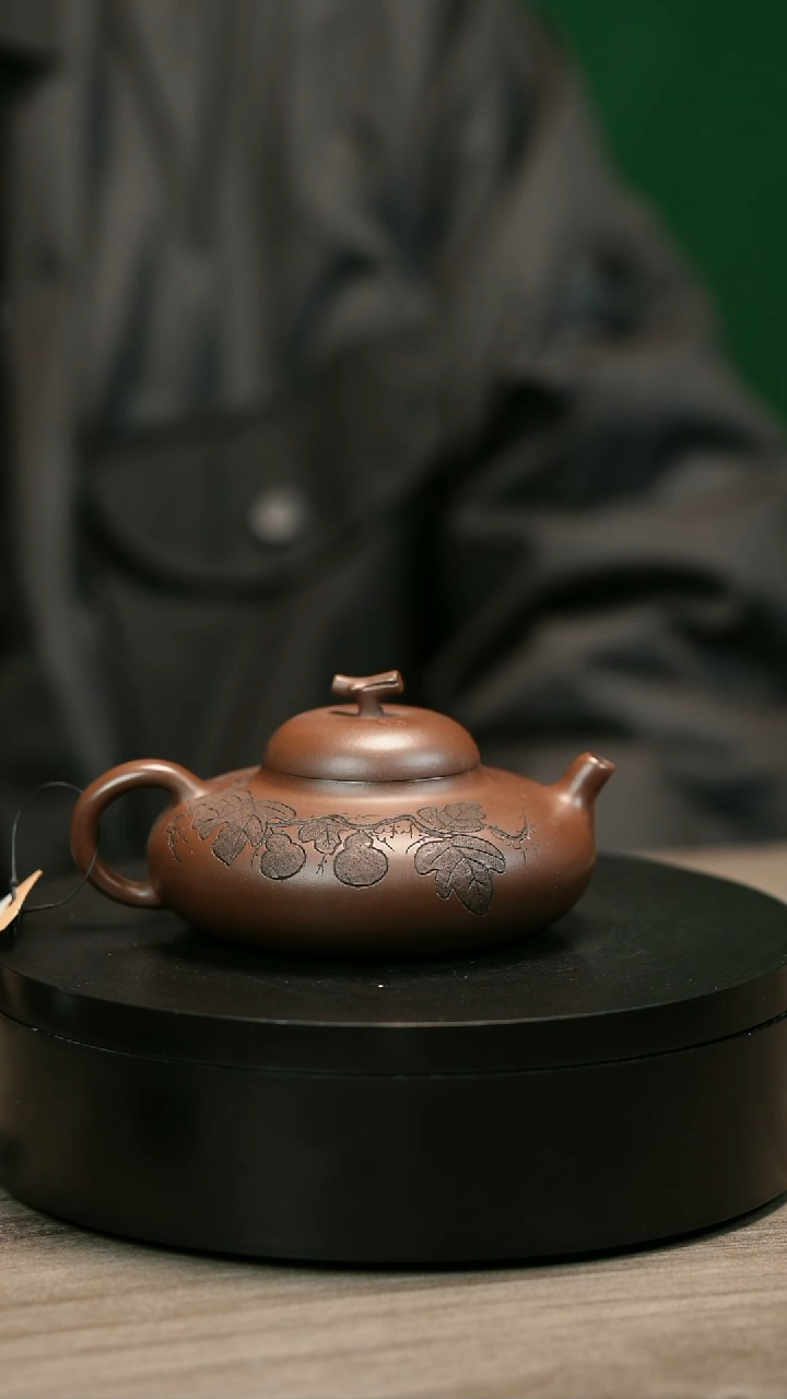 茶壶紫砂潮***沟H1499赵信军葫芦华颍