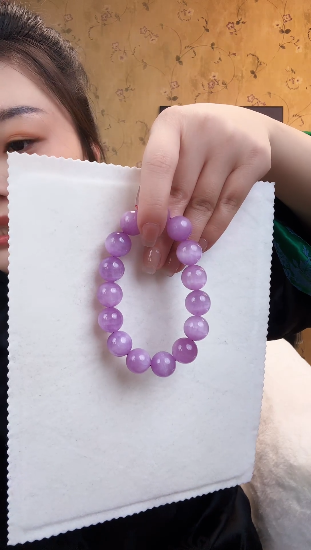 【闪购商品】锂辉石手串未镶嵌紫锂辉手串约15M