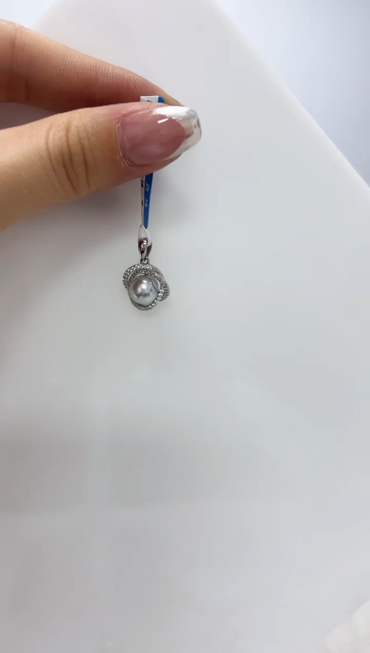 【闪购商品】海水珍珠DA银S925镶嵌吊坠 P883