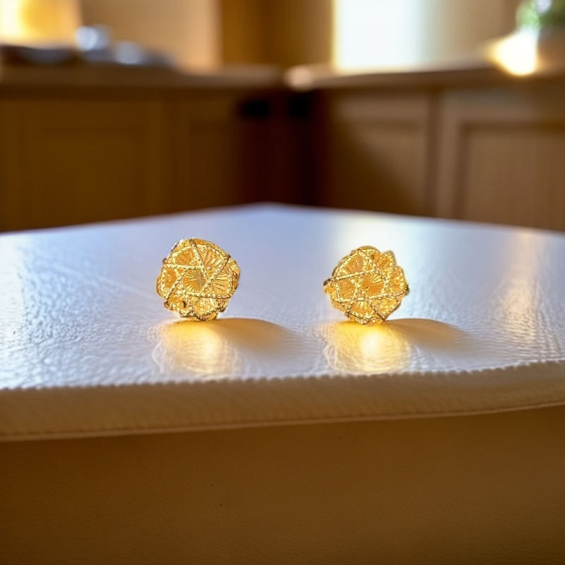 足银耳饰 女耳饰编织耳钩饰品经典银镀耳环小众古法简约百搭