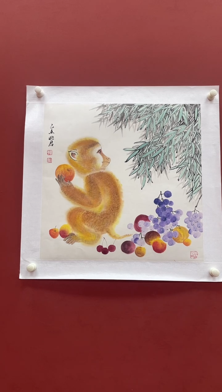 绘画国艺盛藏11.25孙老师手绘作品2平尺
