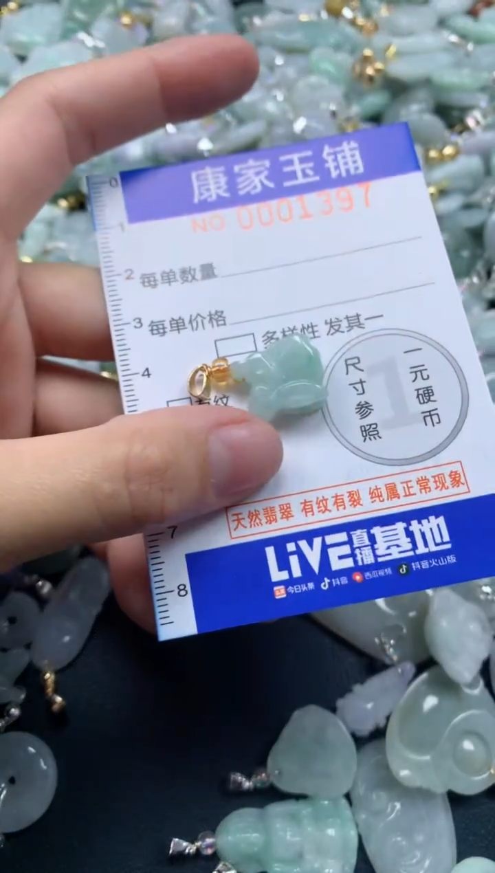 颈饰未镶嵌翡翠1397