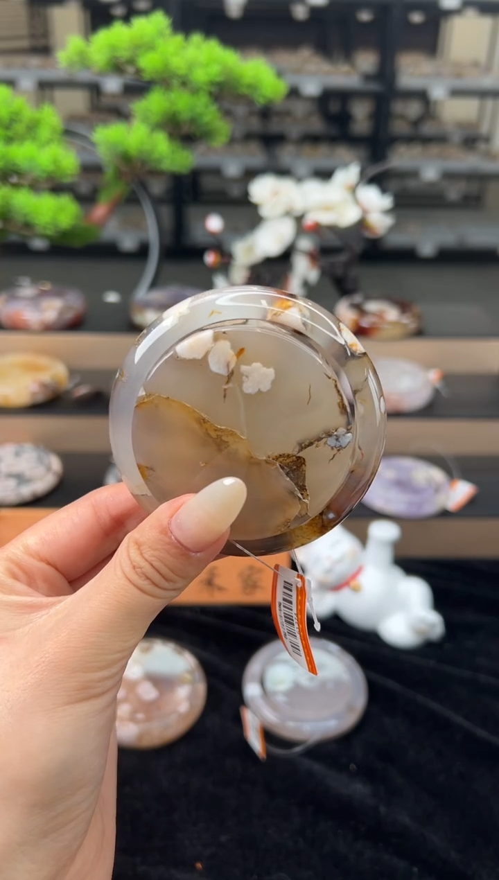 【闪购商品】石英质玉手镯未镶嵌58圈口（赠送镯心）61274