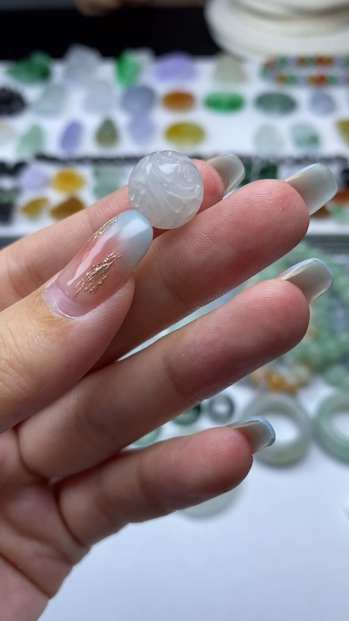 未镶嵌定制翡翠毛货定制不退不换