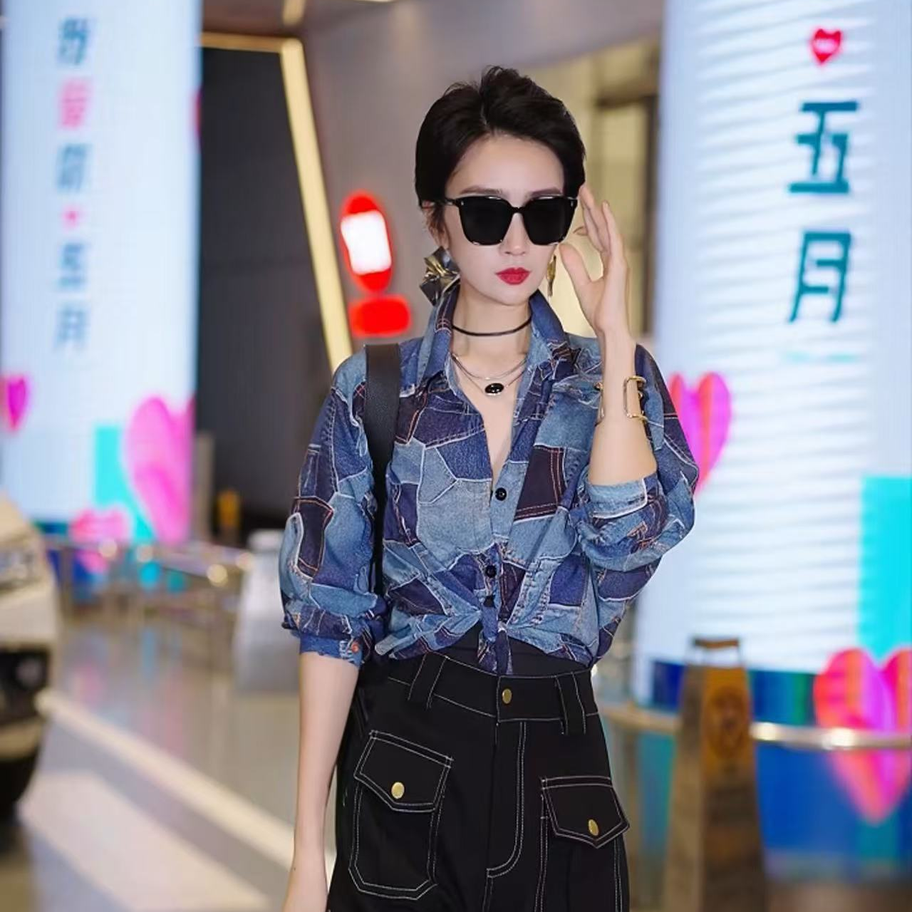 （萱萱严选）潮流复古小众衬衣