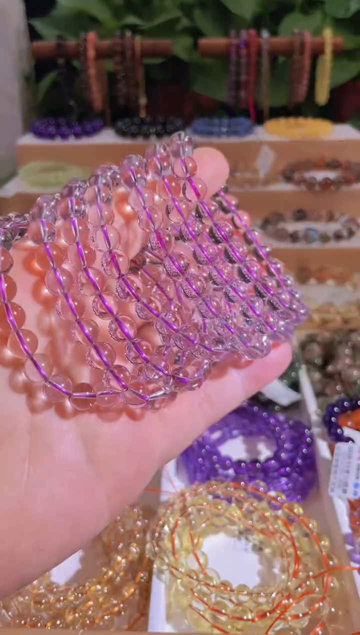 【闪购商品】水晶手链未镶嵌紫水晶