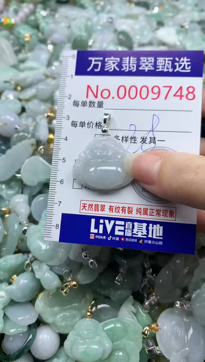 吊坠(不含链)未镶嵌翡翠9748