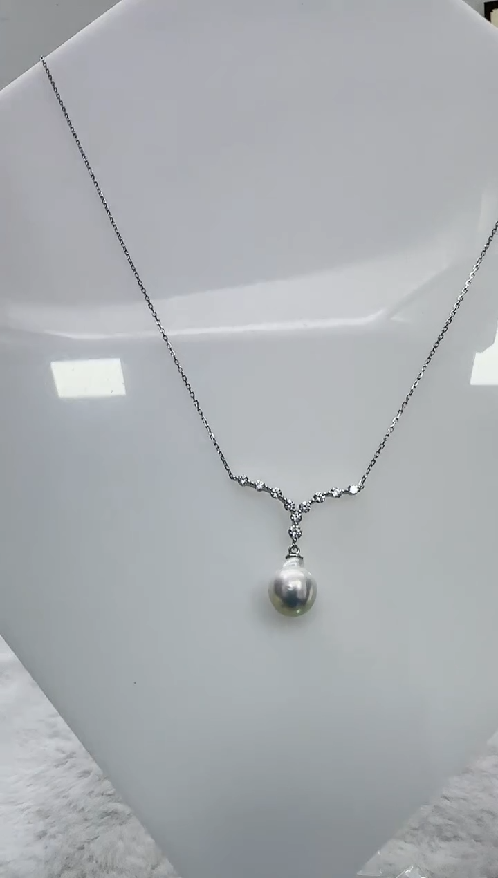 【闪购商品】淡水珍珠DA银S925镶嵌b395 珍珠