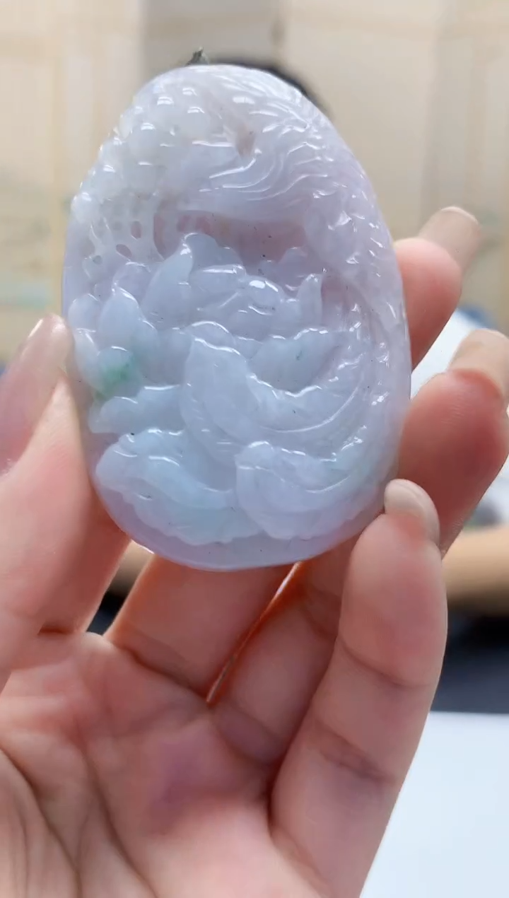 定制翡翠未镶嵌4925lr-毛货挂件81