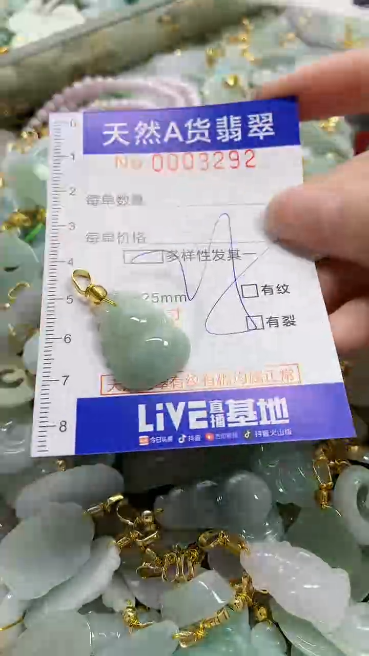 颈饰未镶嵌翡翠天然A货翡翠