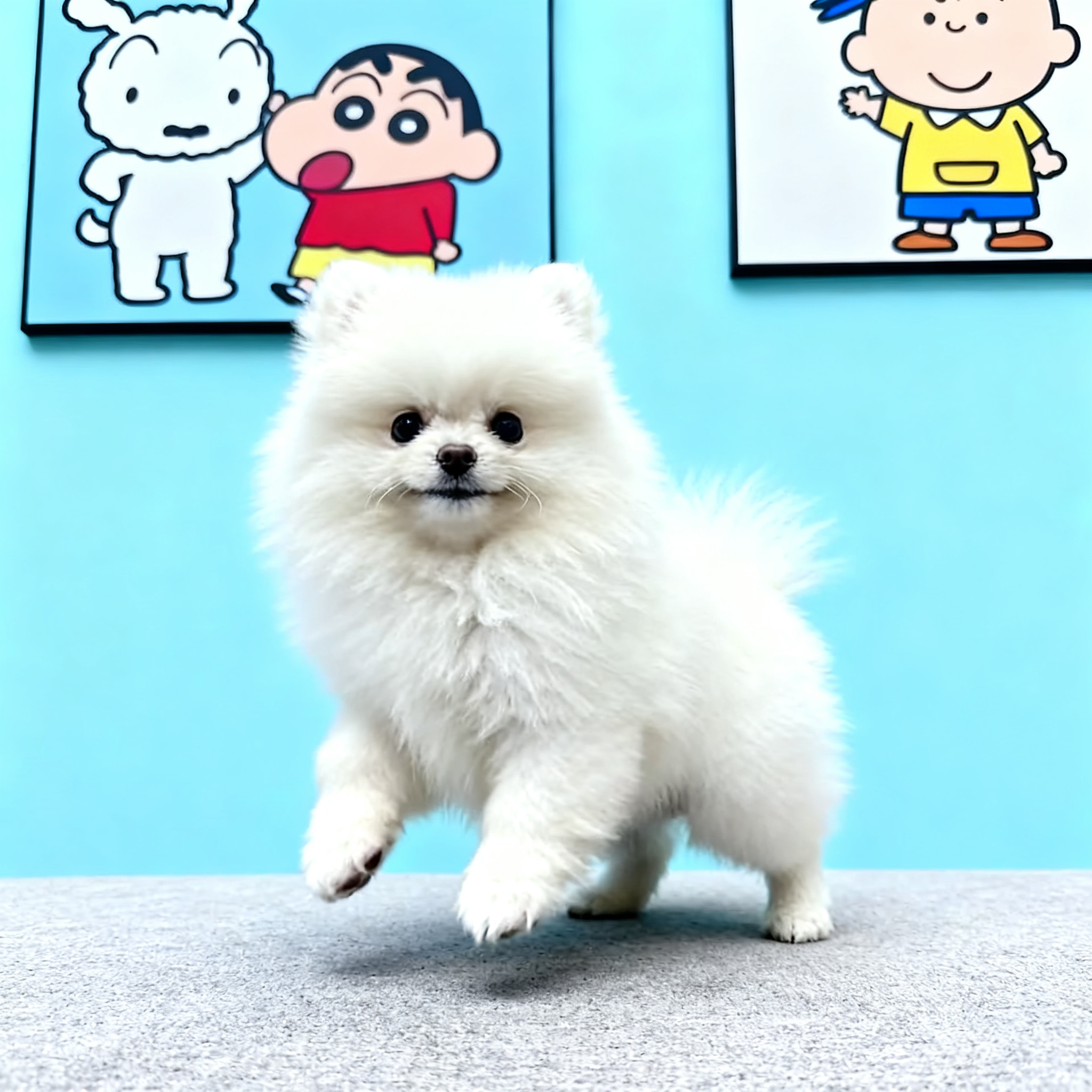 博美幼犬小茶杯小网红狗幼崽圆脸便宜袖珍犬俊介犬精品迷你犬家养