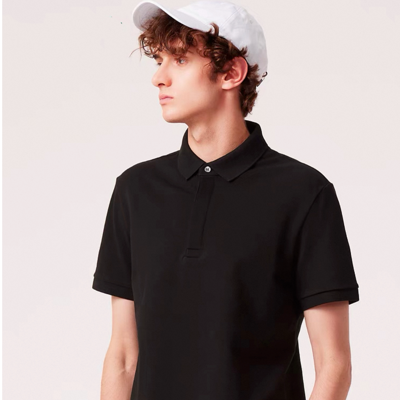 Fish 男士暗标暗扣POLO