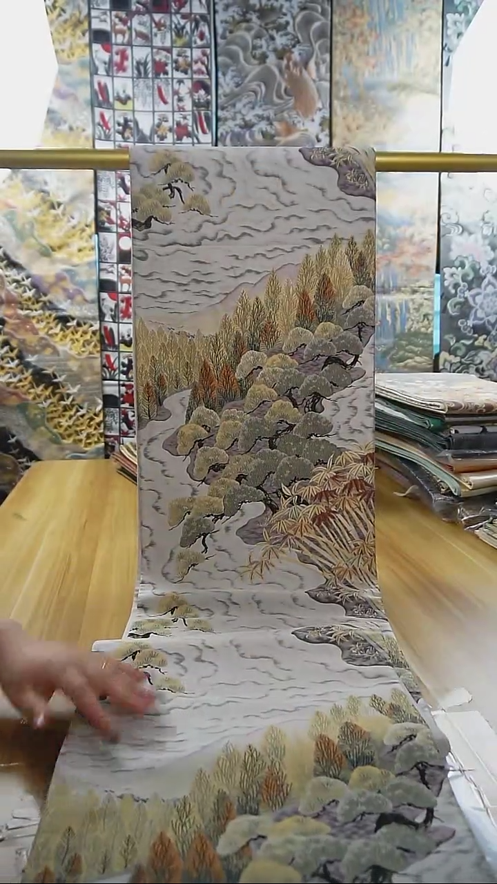 【闪购商品】织绣织锦90绍巴风景