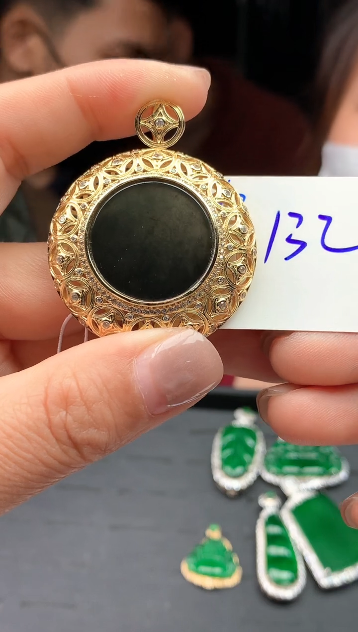 【闪购商品】翡翠颈饰未镶嵌翡翠挂件#132元