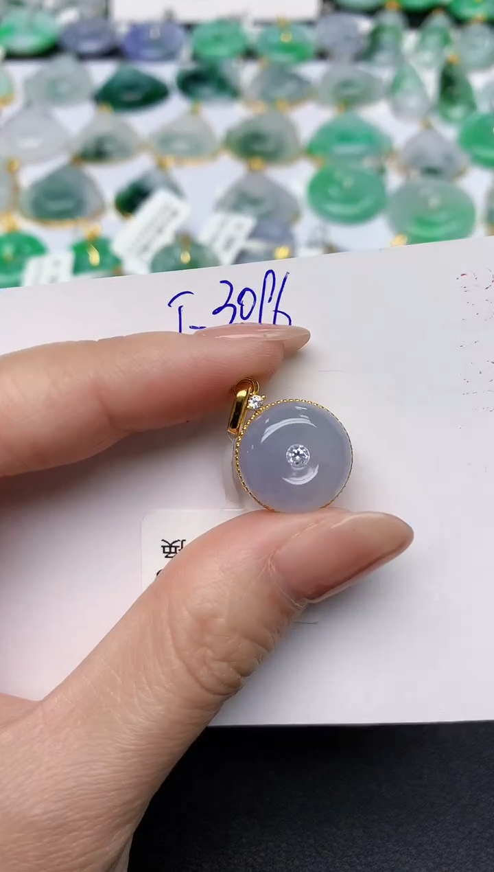 颈饰未镶嵌翡翠 天然缅甸A货翡翠百元以上9元证书费自理