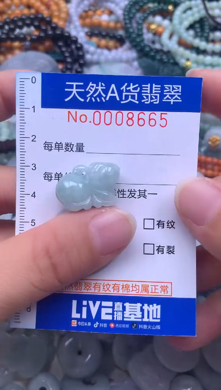 颈饰未镶嵌翡翠天然翡翠