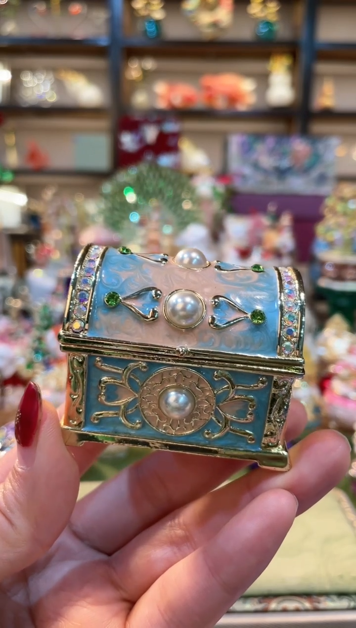 【闪购商品】精致珐琅彩首饰盒