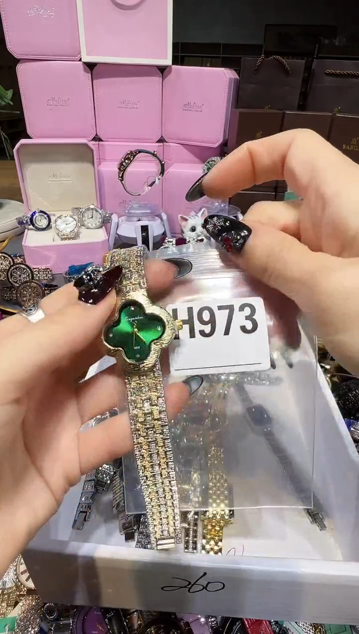 石英机芯不锈钢不锈钢直播定闪专用