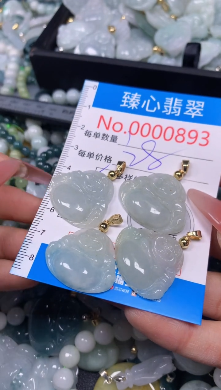【闪购商品】翡翠颈饰未镶嵌含绳000893
