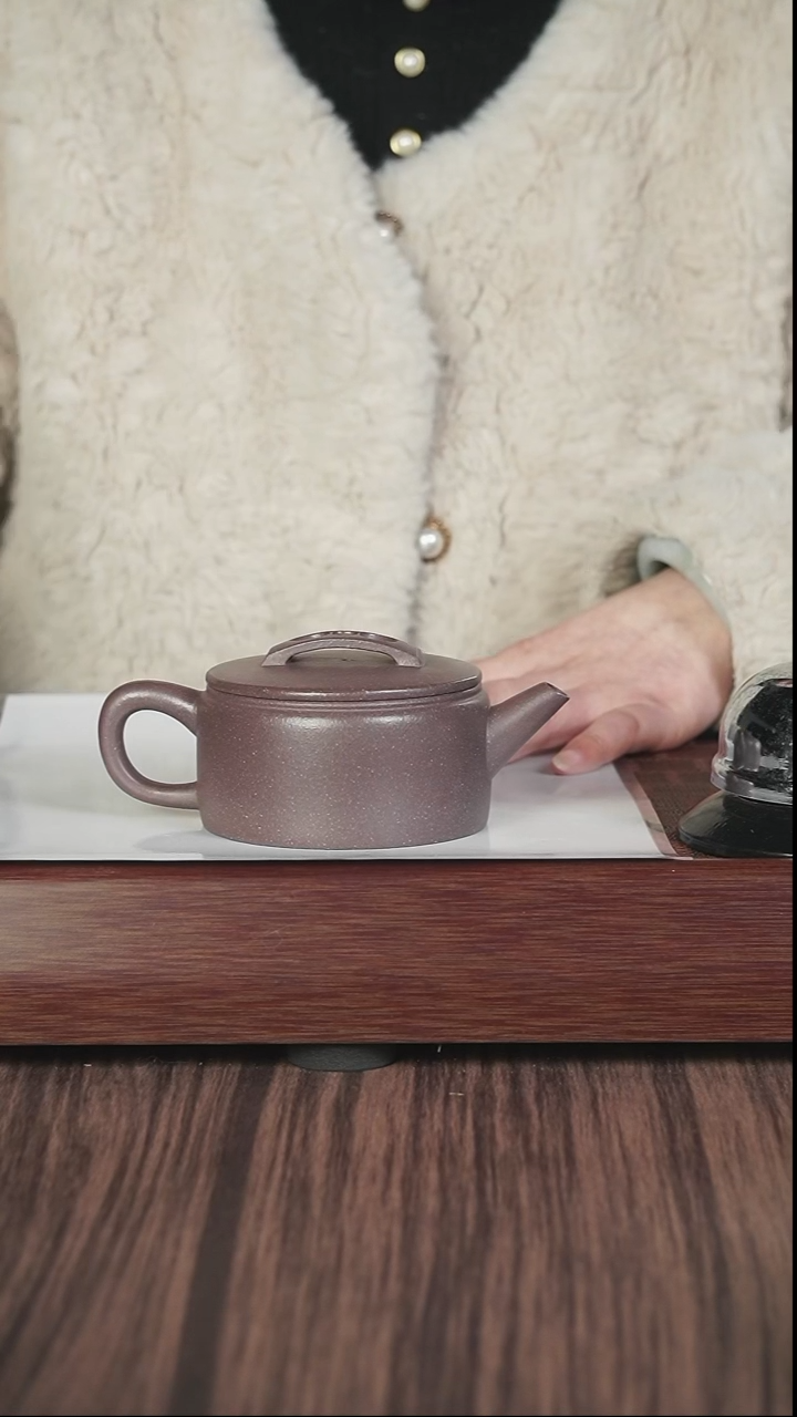 【闪购商品】紫砂茶壶csl  粗砂天青  汉瓦