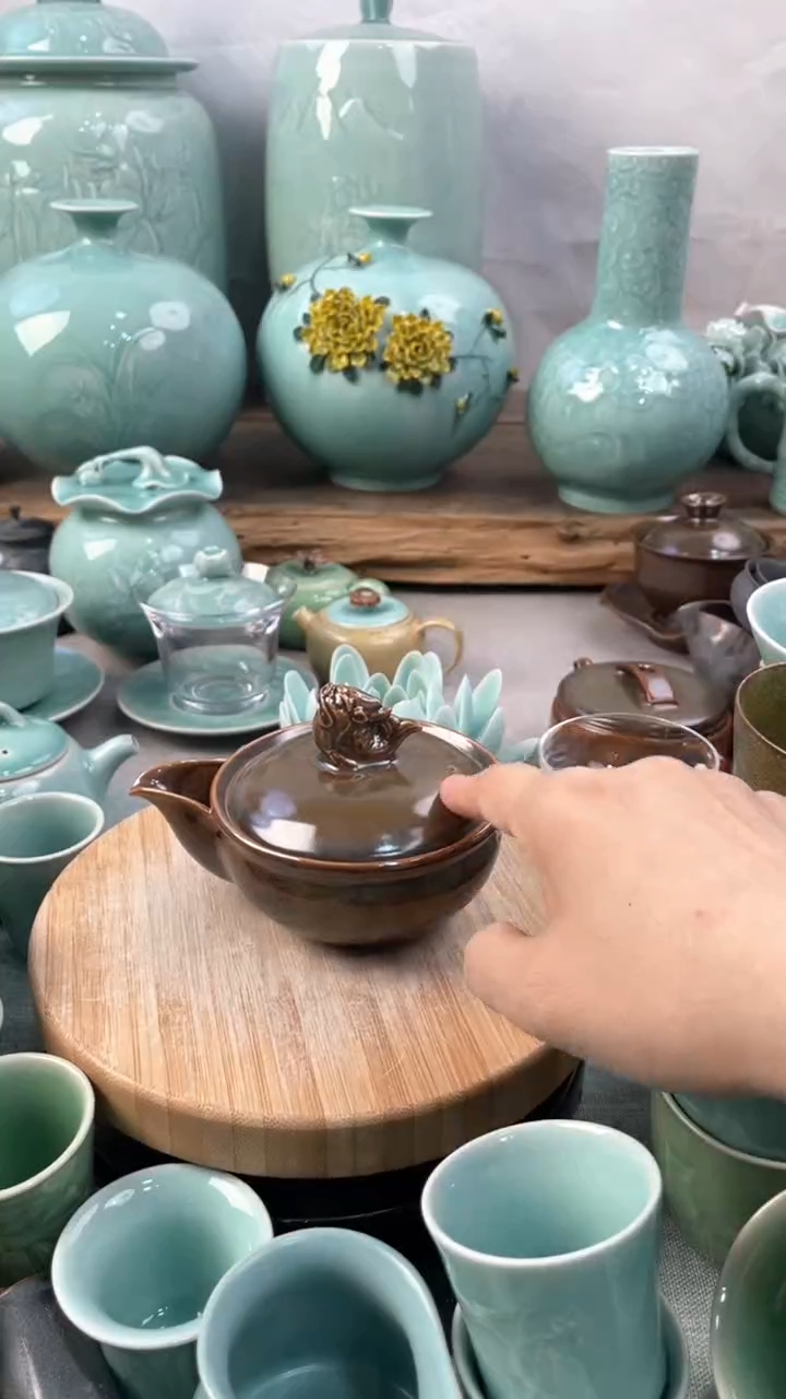 【闪购商品】特价 微瑕 慧仙青瓷