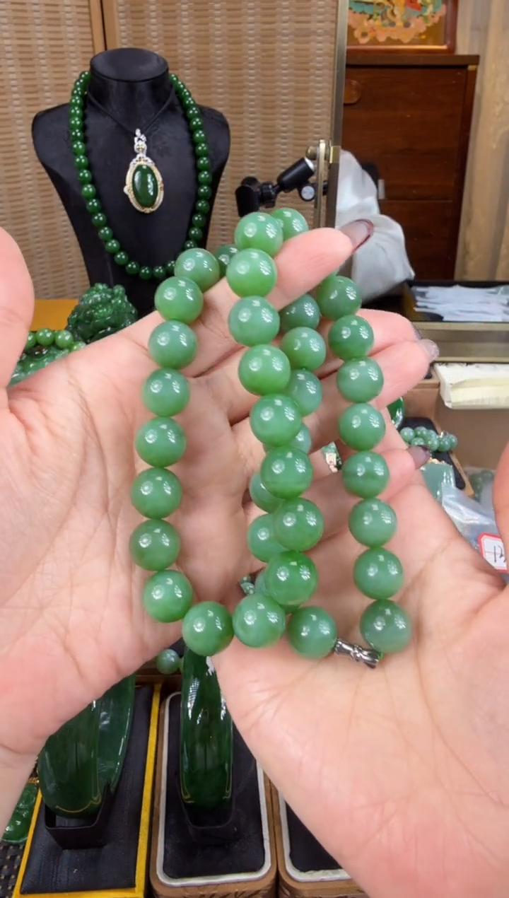 【闪购商品】和田玉（碧玉）项链未镶嵌 