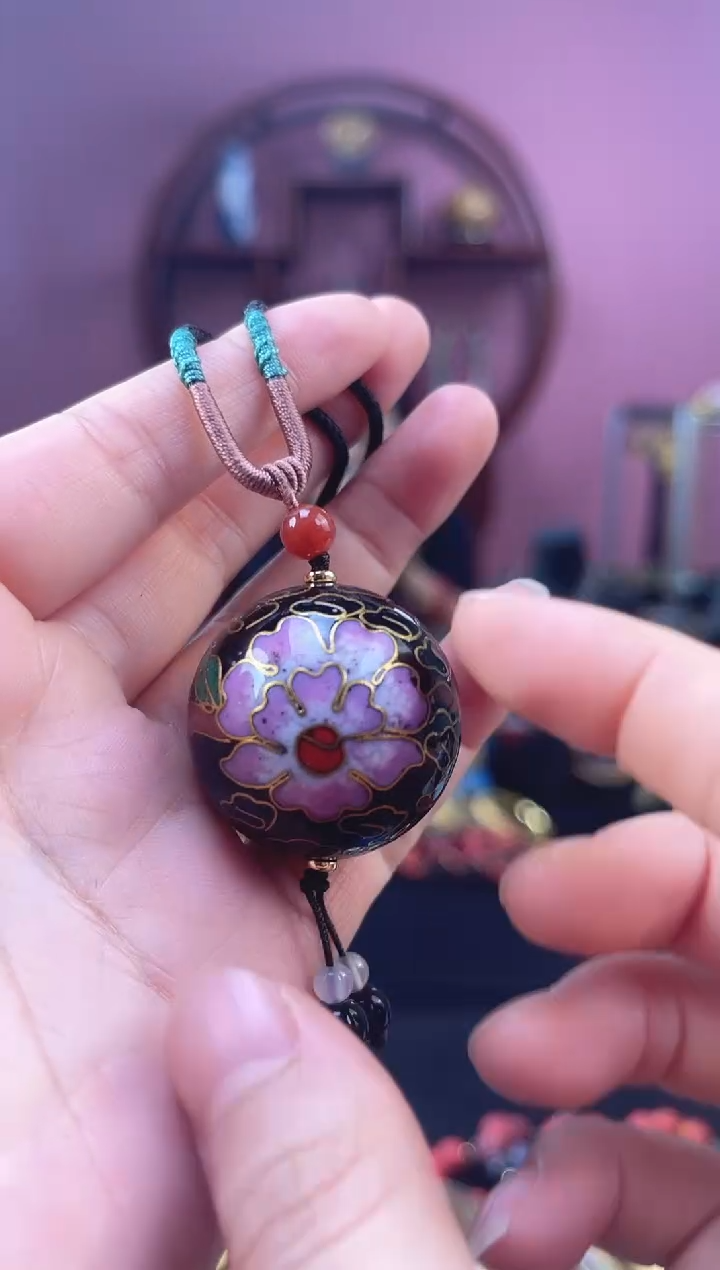 非遗 景泰蓝3.0大珠 黑色