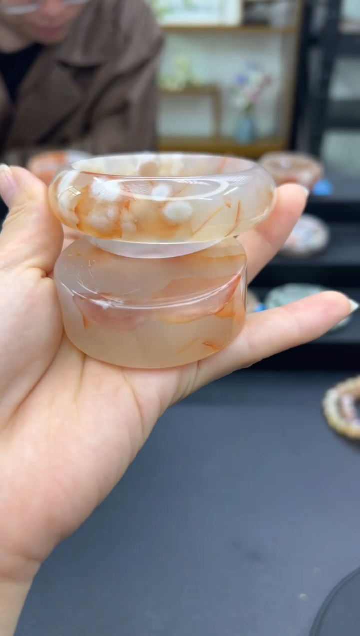 【闪购商品】石英质玉手镯未镶嵌C148(57圈赠送镯心)