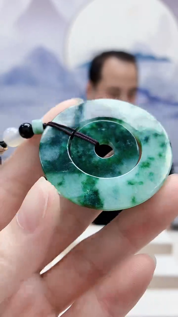 未镶嵌定制翡翠4957ry-毛货挂件32