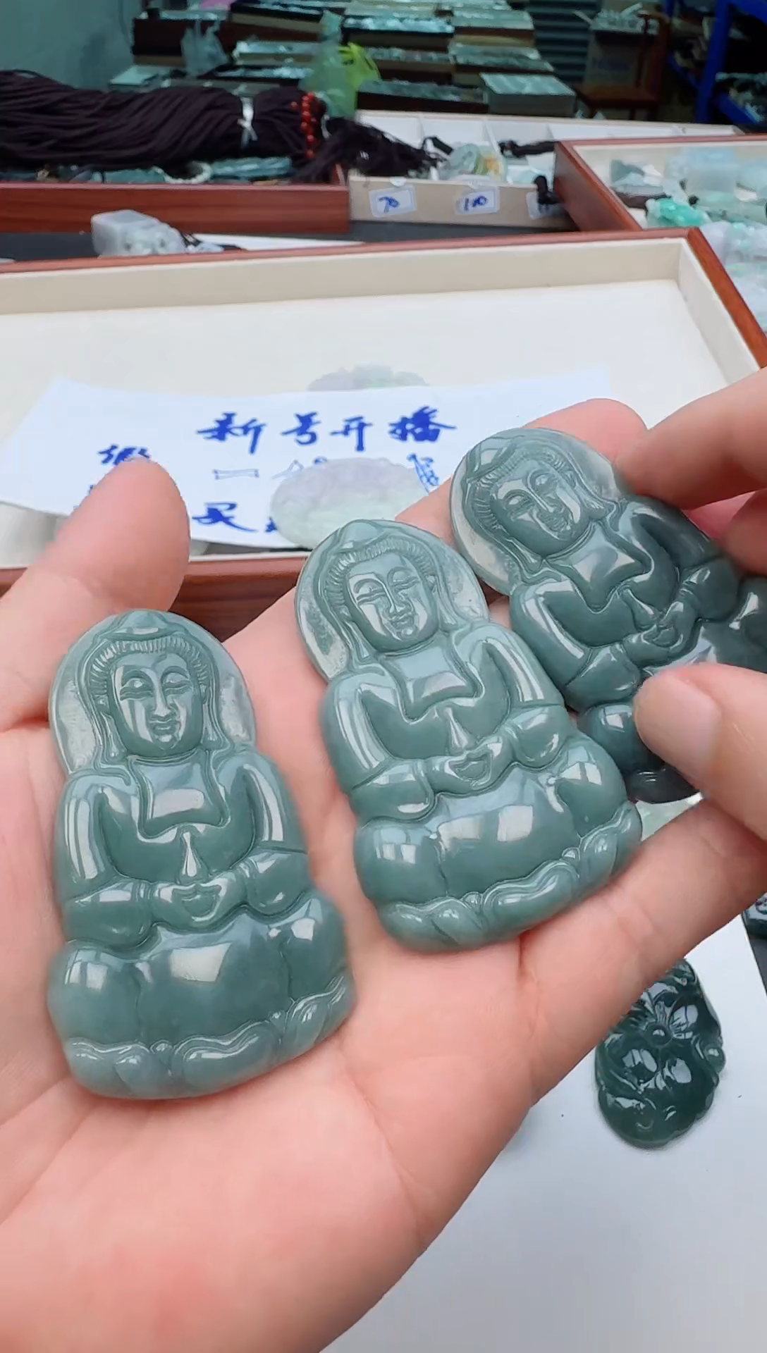 翡翠未镶嵌颈饰1