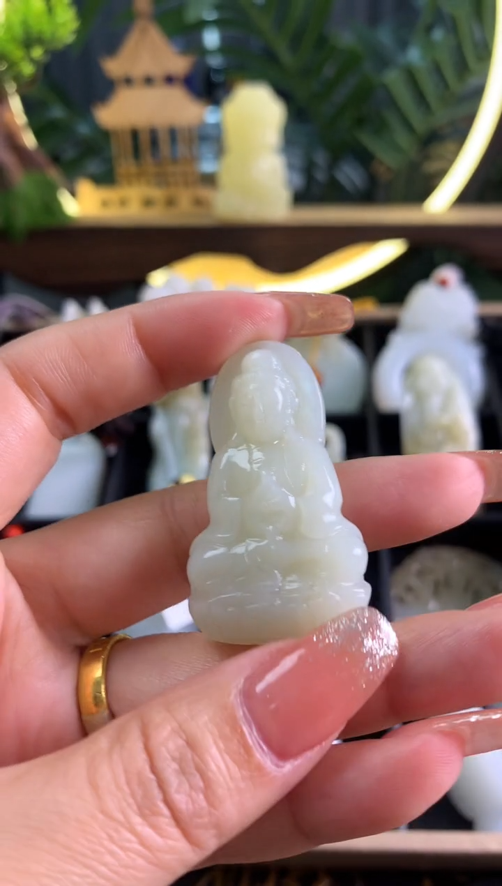 【闪购商品】和田玉颈饰未镶嵌博古玉石新疆和田玉-灌云