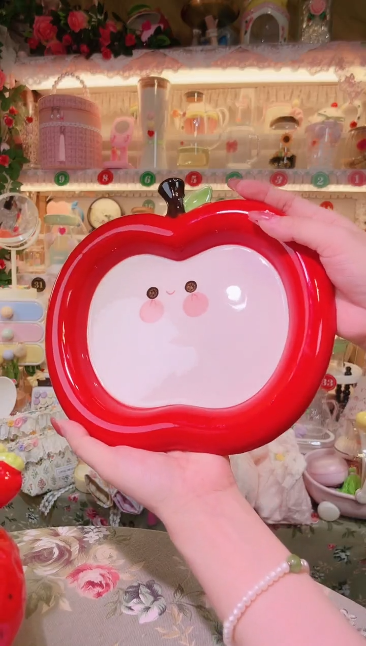 苹果菜盘——手工制作品质好！